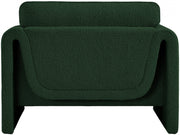Stylus Boucle Fabric Upholstered Chair in Green - 198Green-C