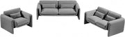 Stylus Boucle Fabric Upholstered Chair in Grey - 198Grey-C