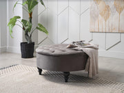 Suave Storage Ottoman (Vika Grey) - Gate FurnitureOttoman