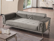 Sultan Elf 3-pieces (Sofa & Loveseat & Chair) Livingroom in Beige - Brown - 200-ELIF-SUL-A124-321
