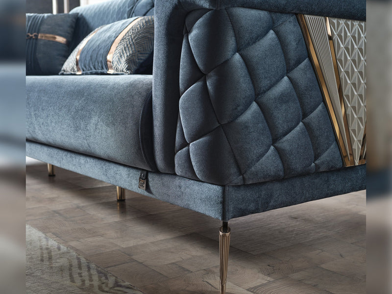 Sultan Elf Convertible Sofa in Light Grey - 200-ELIF-SUL-A125-3