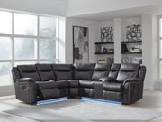 Sultan Meadow Carbon 2-Piece Reclining Sectional - PC13001S1