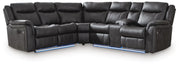 Sultan Meadow Carbon 2-Piece Reclining Sectional - PC13001S1