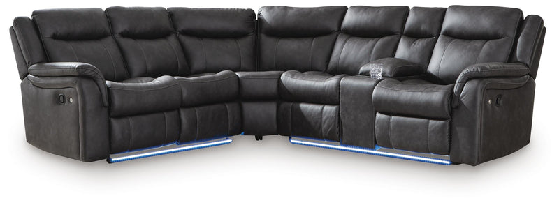 Sultan Meadow Carbon 2-Piece Reclining Sectional - PC13001S1