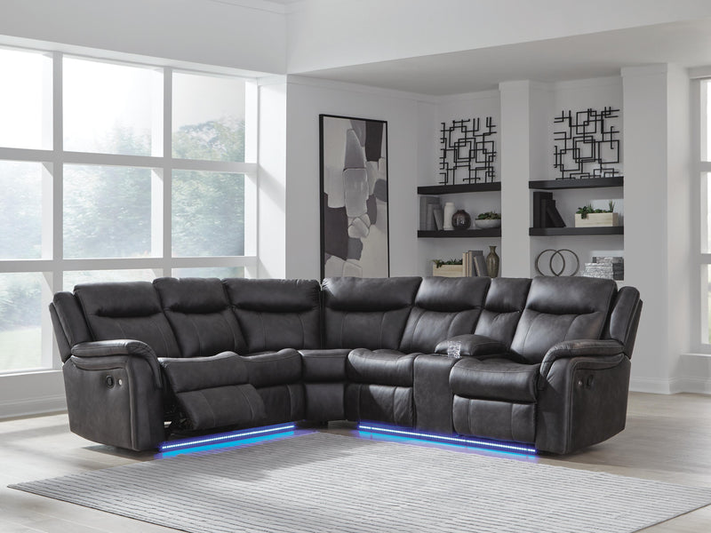 Sultan Meadow Carbon 2-Piece Reclining Sectional - PC13001S1