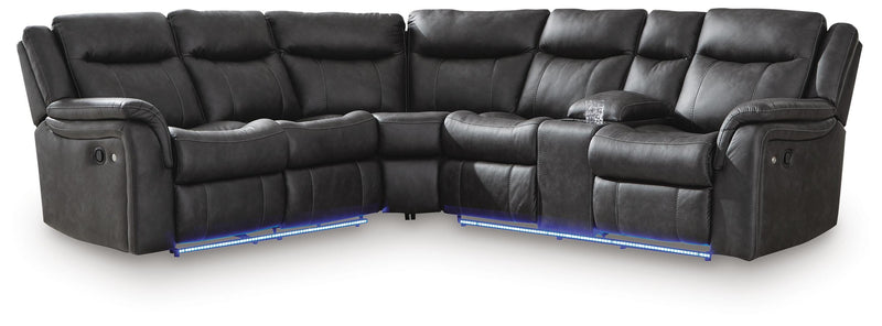 Sultan Meadow Carbon 2-Piece Reclining Sectional - PC13001S1