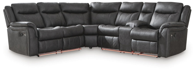 Sultan Meadow Carbon 2-Piece Reclining Sectional - PC13001S1