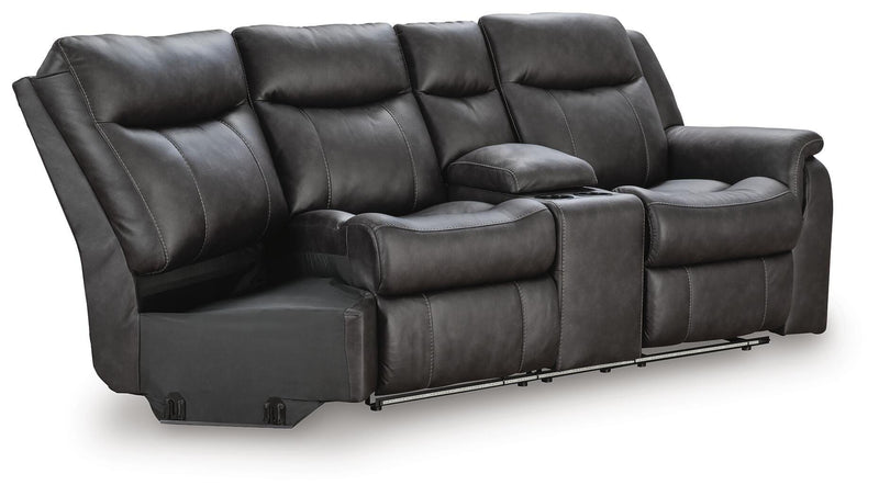 Sultan Meadow Carbon Right-Arm Facing Reclining Loveseat - PC1300149