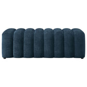 Summer Upholstered Channel Accent Bench Navy - 910410