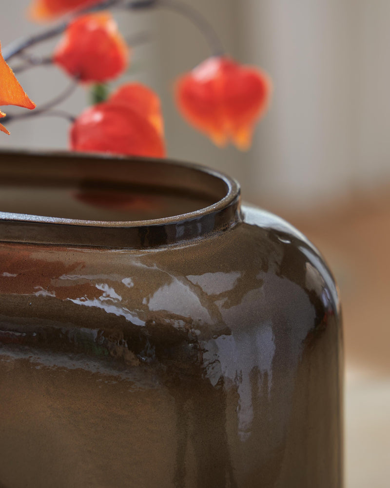 Sumner Gray/Gold Finish Vase - A2000811