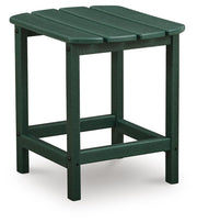 Sundown Shores 2 Adirondack Chairs with End table in Green - PKG023983