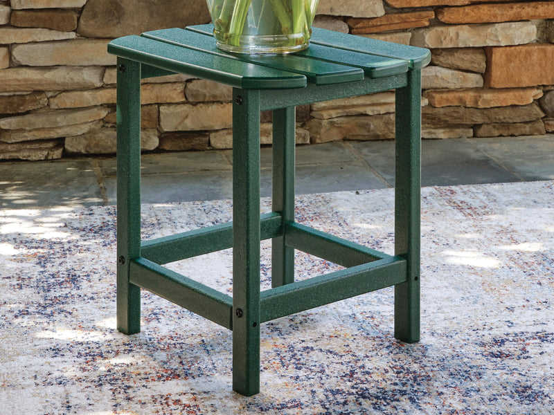 Sundown Shores Green Outdoor End Table - PCP007-703