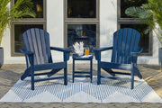 Sundown Treasure 2 Adirondack Chairs with End table in Blue - PKG014580