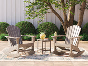 Sundown Treasure 2 Outdoor Chairs with End Table in Driftwood - PKG021083