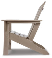 Sundown Treasure Driftwood 4 Adirondack Chairs and Outdoor End Table - P014P2