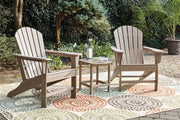 Sundown Treasure Grayish Brown Adirondack Chair - Gate FurnitureLounge Chair