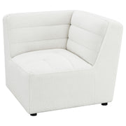 Sunny Upholstered Corner Chair Ivory Sherpa - 551622