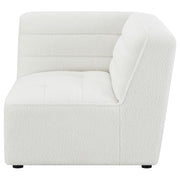 Sunny Upholstered Corner Chair Ivory Sherpa - 551622