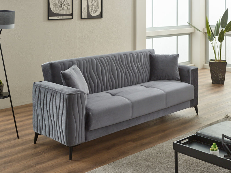 Suny 3-pieces (Sofa & Loveseat & Chair) Livingroom in Beige - 200-SIM-SUN-VELVET260-321