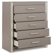 Surancha Gray Panel Bedroom Set from Ashley - Luna Furniture