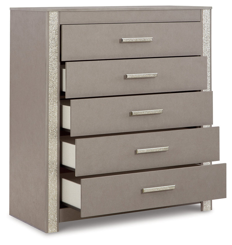 Surancha Gray Panel Bedroom Set from Ashley - Luna Furniture