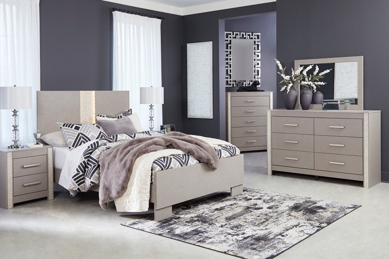 Surancha Gray Panel Bedroom Set - Gate FurnitureBedroom Set