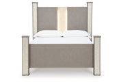 Surancha Gray Poster Bedroom Set - Gate FurnitureBedroom Set
