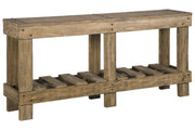 Susandeer Brown Sofa/Console Table - Gate FurnitureSofa Table