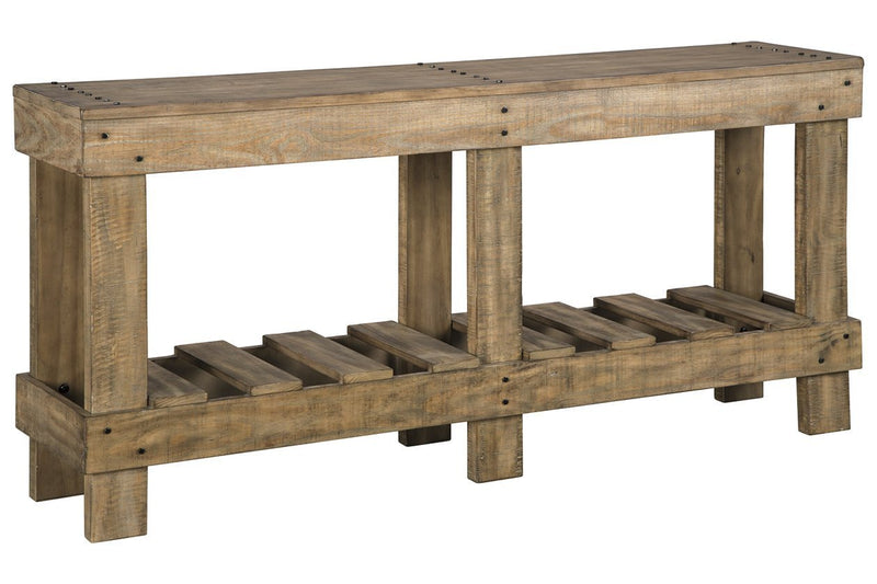 Susandeer Brown Sofa/Console Table - Gate FurnitureSofa Table