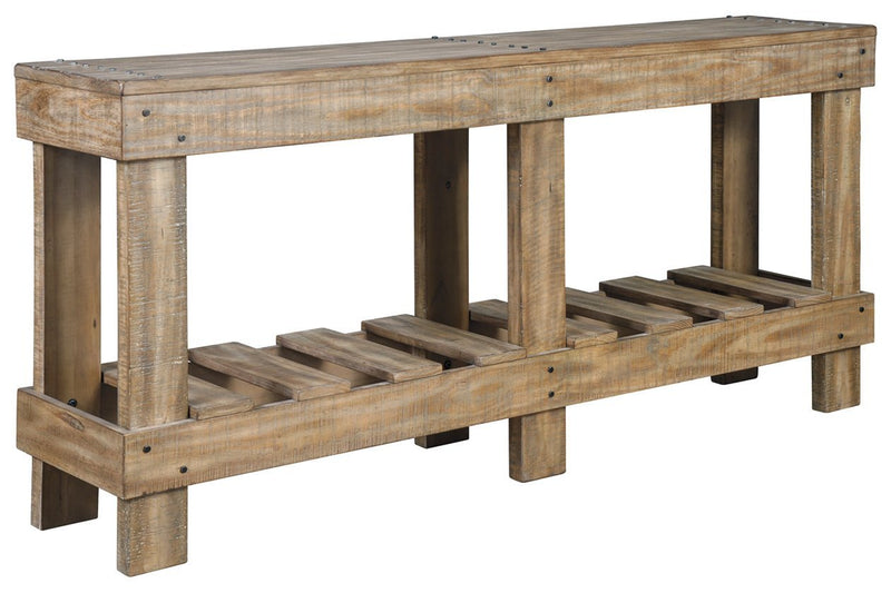 Susandeer Brown Sofa/Console Table - Gate FurnitureSofa Table