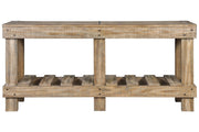 Susandeer Brown Sofa/Console Table - Gate FurnitureSofa Table