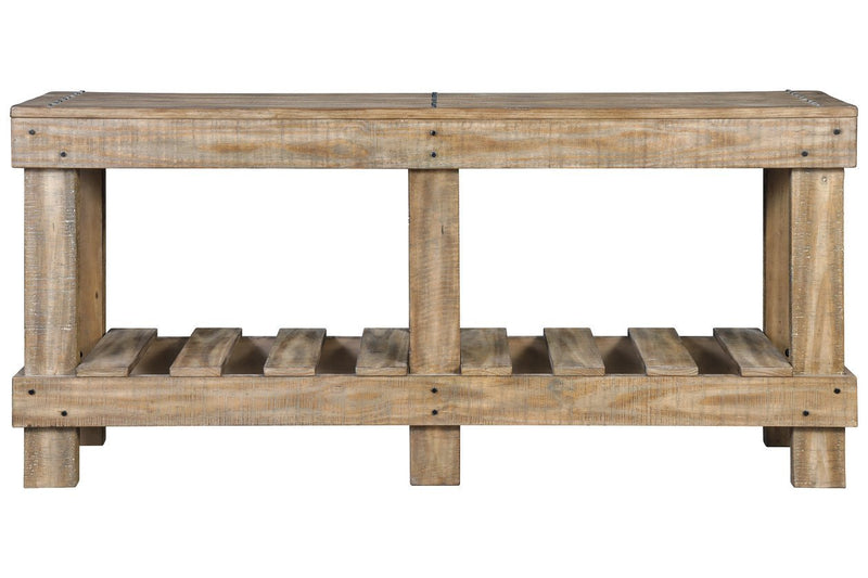 Susandeer Brown Sofa/Console Table - Gate FurnitureSofa Table