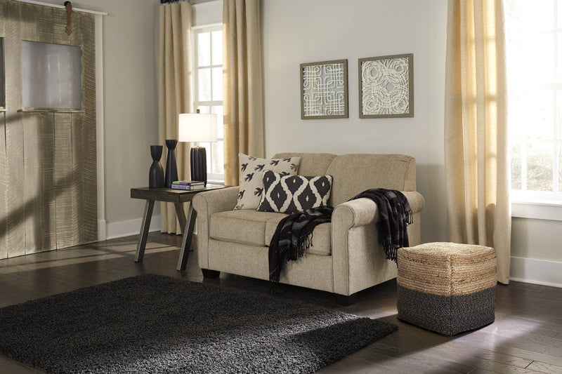 Sweed Valley Natural/Black Pouf - Gate FurniturePouf