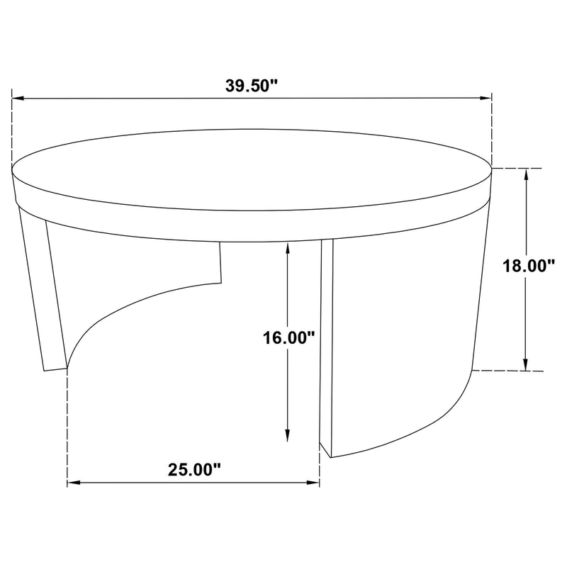 Sweeney 2-piece Coffee and End Occasional Table Set Black - 722828-S2
