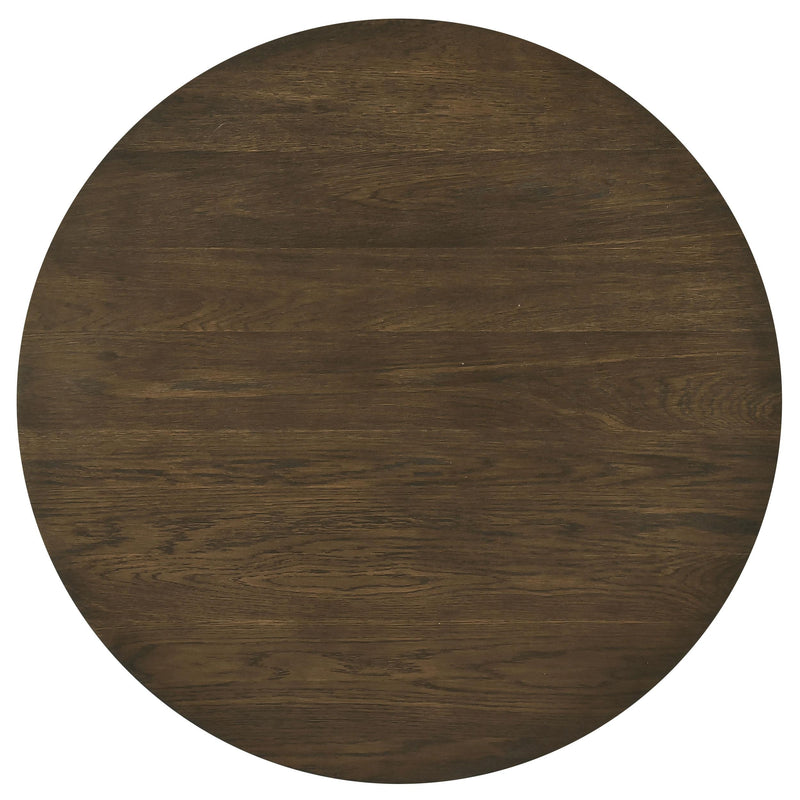 Sweeney 2-piece Round Wood Occasional Nesting Table Set Dark Walnut - 722830