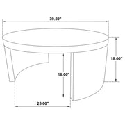 Sweeney 3-piece Coffee and End Occasional Table Set Dark Walnut - 722838-S3