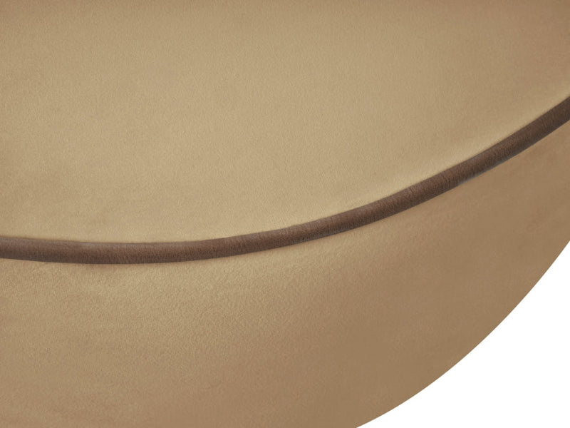 Swerve 101" Velvet Upholstered Sofa in Beige - 44021Beige-S