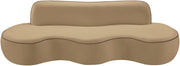 Swerve 101" Velvet Upholstered Sofa in Beige - 44021Beige-S