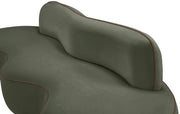 Swerve 101" Velvet Upholstered Sofa in Green - 44021Green-S