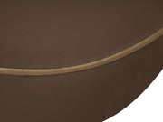 Swerve 77" Velvet Upholstered Loveseat in Brown - 44021Brown-L