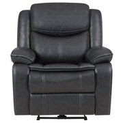 Sycamore Upholstered Power Recliner Chair Dark Grey - 610233P
