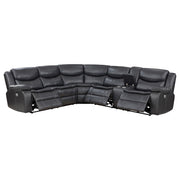 Sycamore Upholstered Power Reclining Sectional Sofa Grey - 610200P