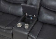 Sycamore Upholstered Power Reclining Sectional Sofa Grey - 610200P
