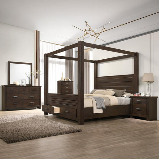 Sydney - King Bed, Dresser, Mirror, Chest, Nightstand - B380-KDMCN