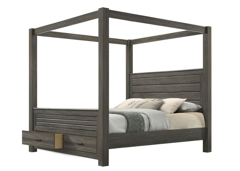 Sydney - Queen Canopy Storage Bed - B381-Q Bed
