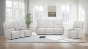 Sylmar Chenille Upholstered Power Recliner Dove Grey - 610523P
