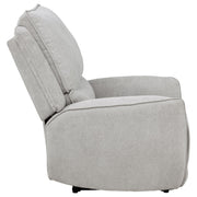 Sylmar Chenille Upholstered Power Recliner Dove Grey - 610523P