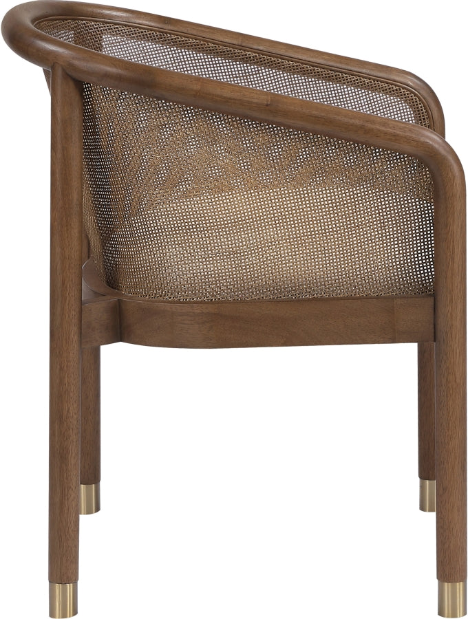 Sylvan Vegan Leather Upholstered Dining Chair in Beige, Set of 2 - 77087Beige-C