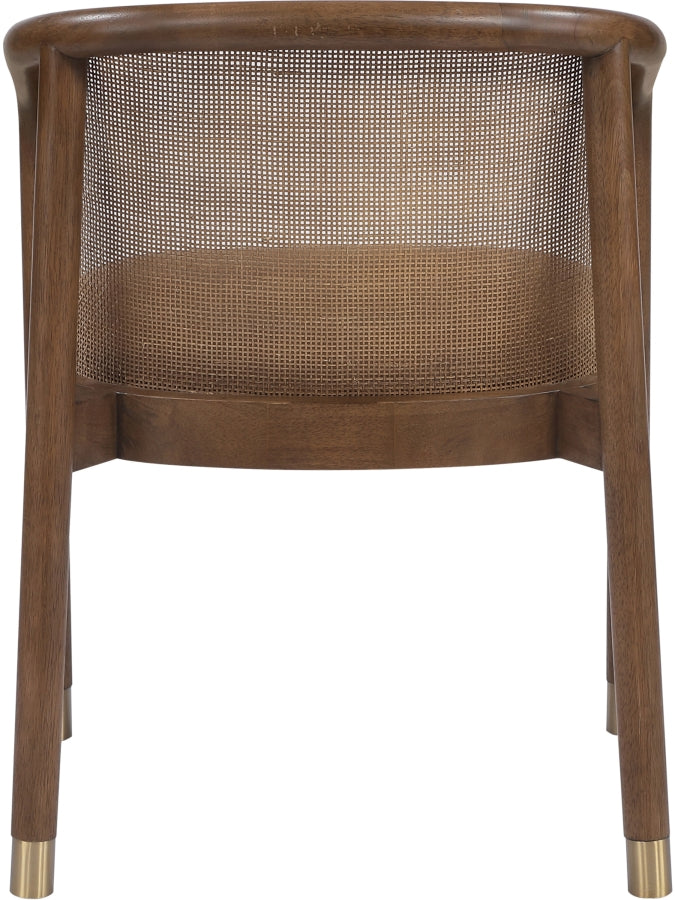 Sylvan Vegan Leather Upholstered Dining Chair in Brown, Set of 2 - 77087Brown-C