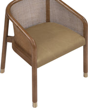Sylvan Vegan Leather Upholstered Dining Chair in Brown, Set of 2 - 77087Brown-C